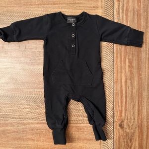 Little Bipsy Black Romper 0-3M